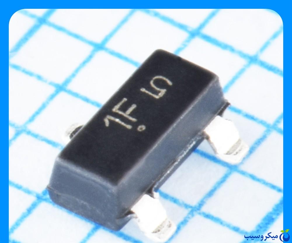 ترانزیستور BC847 با کد پارت نامبر 1F یا 1Fp - رامینورث برد | مرجع تعمیرات برد لوازم خانگی